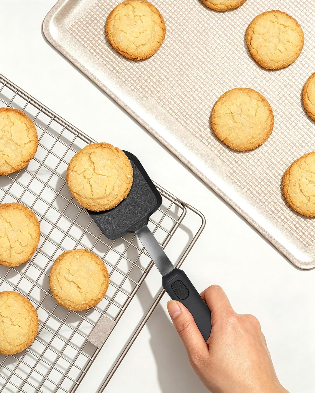 5 Piece Heat Resistant Silicone Spatula Set Cooking Utensils Set