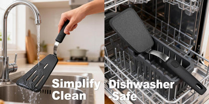 5 Piece Heat Resistant Silicone Spatula Set Cooking Utensils Set