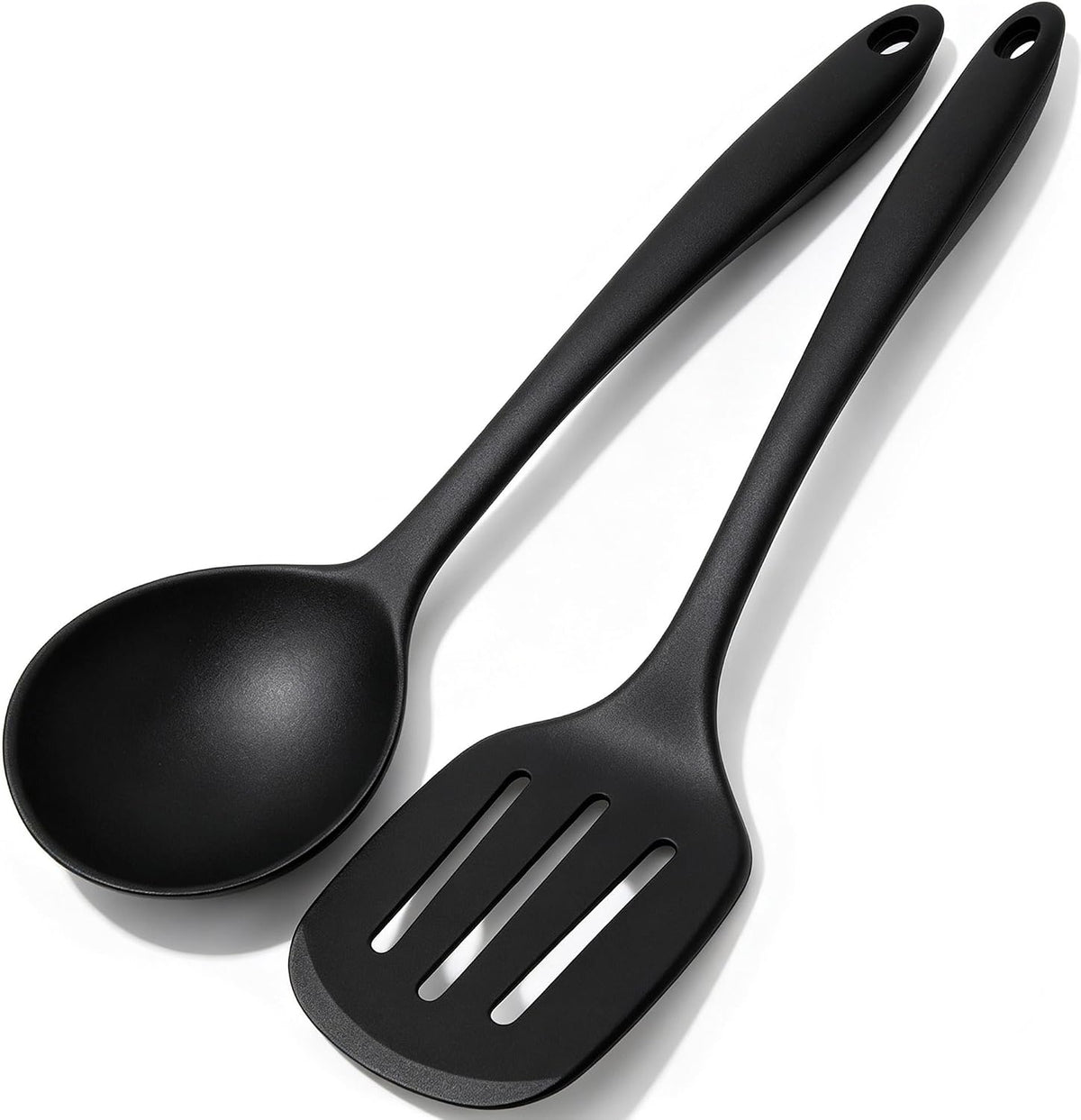 5 Piece Heat Resistant Silicone Spatula Set Cooking Utensils Set