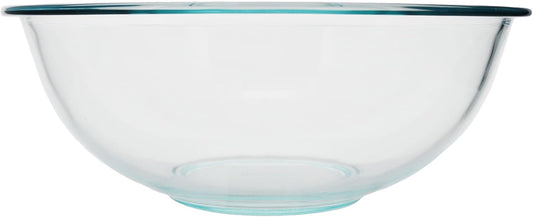 326 4-Quart Glass Mixing Bowl - Made in USA | Thermal Shock Resistant | Clear Design | Mixing And Serving Use | Easy Pour Spout | Dishwasher Safe