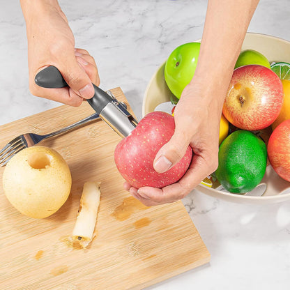 Premium Apple Corer Tool – Featuring Ultra-Sharp Stainless Steel with Serrated Blades for Effortless Coring – Easy to Operate and Clean, Durable Tool Ideal for Baking Apples and Other Culinary Uses