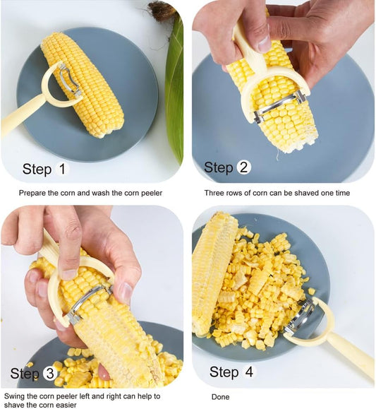 Carrot Peelers, Kitchen Vegetable Peeler Set, Including orange peeler, Corn Peeler, Corn Stripper, Potato, Apple Peelers, Y Peeler for Veggie & Fruit(Color-1) 6 Pcs