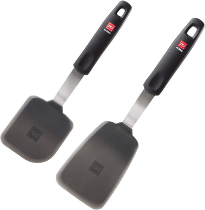 Silicone Turner Spatula Set - 600F Heat Resistant, 3-Pc