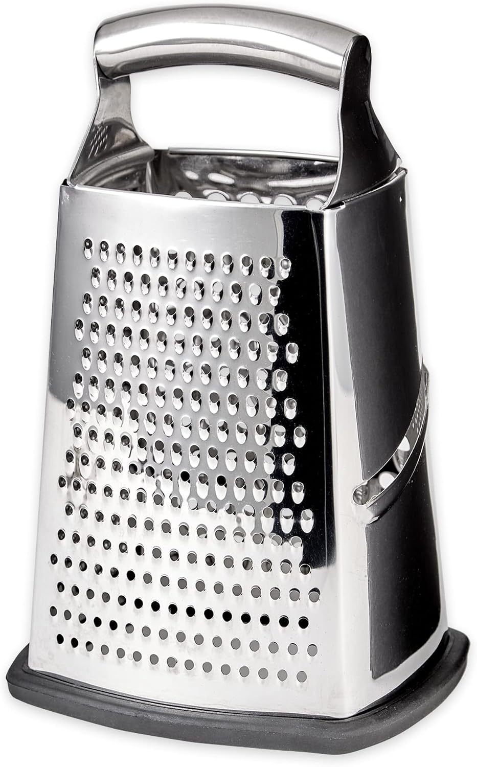 Endurance Kitchen Collection Multi-Use Cheese Grater Handheld Potato Slicer Shredder for Hard & Soft Cheeses, Vegetables & Zesting, 6 x 5 x 9-3/4-Inch, Non-Slip Bottom