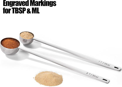 Metal 6.9in Long Handle Coffee Scoop for Ground Coffee (1 Tbsp)