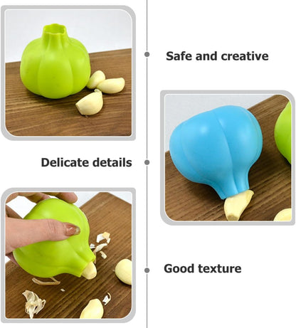 2pcs Silicone Garlic Peeler Tube Roller, Lightweight Garlic Skin Tool