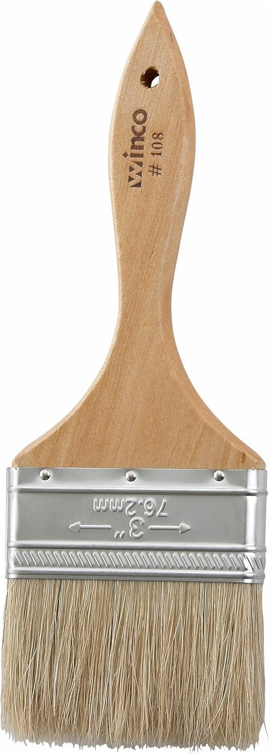 Heavy-Duty Boar Bristle Pastry Brush, 3"