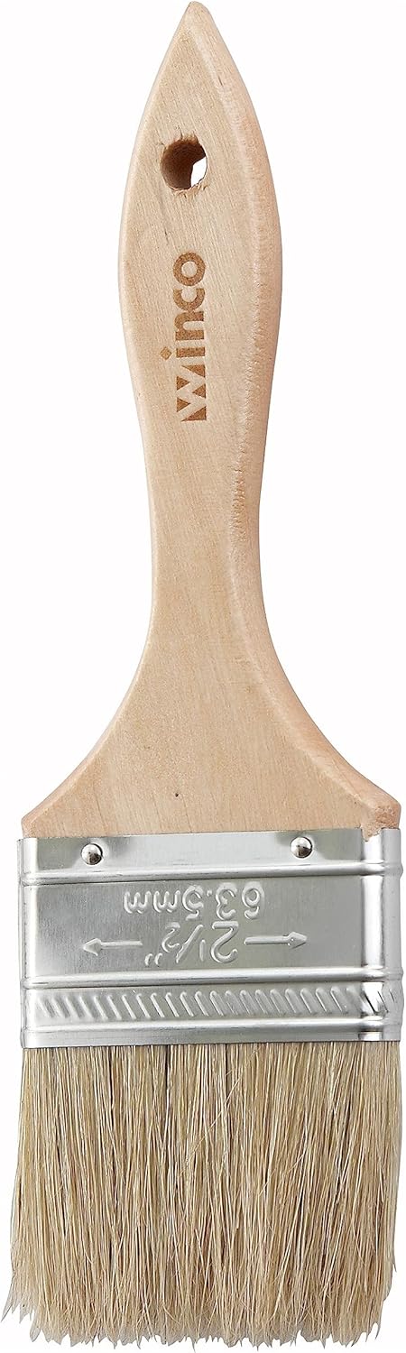 Heavy-Duty Boar Bristle Pastry Brush, 3"