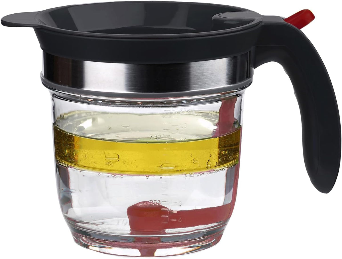 4 Cups Plastic Fat Separator with Bottom Release