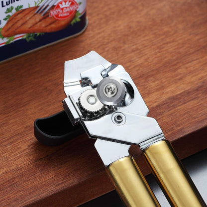 Stainless Steel Rainbow Handle Can Opener, Heavy Duty