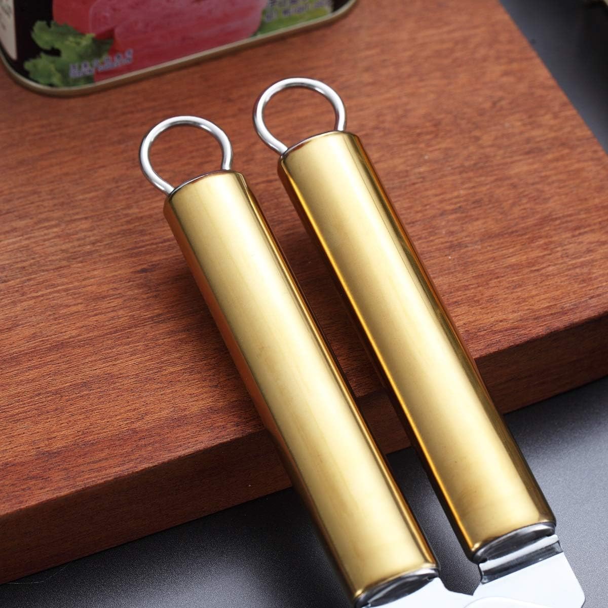 Stainless Steel Rainbow Handle Can Opener, Heavy Duty