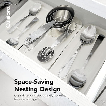 Odd-Size Measuring Spoon SS 5pc Set