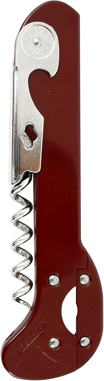 Original Boomerang Classic Waiter Style Corkcrew with Foil Cutter - Burgundy