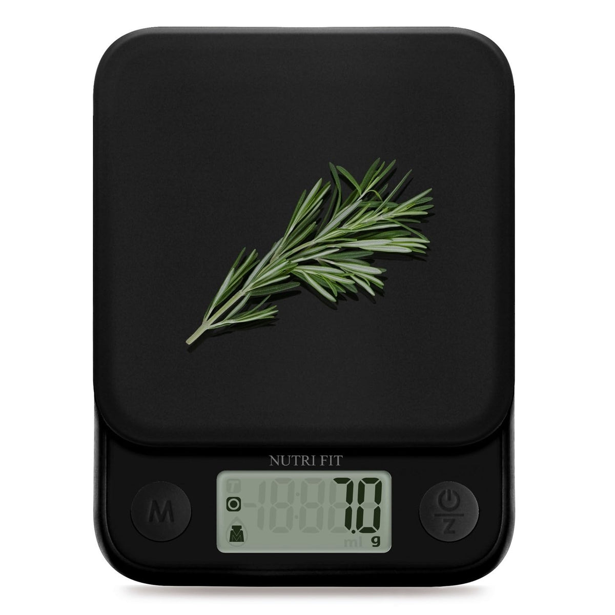Digital Food Scale Small Kitchen Scales Weight in Grams Oz Black