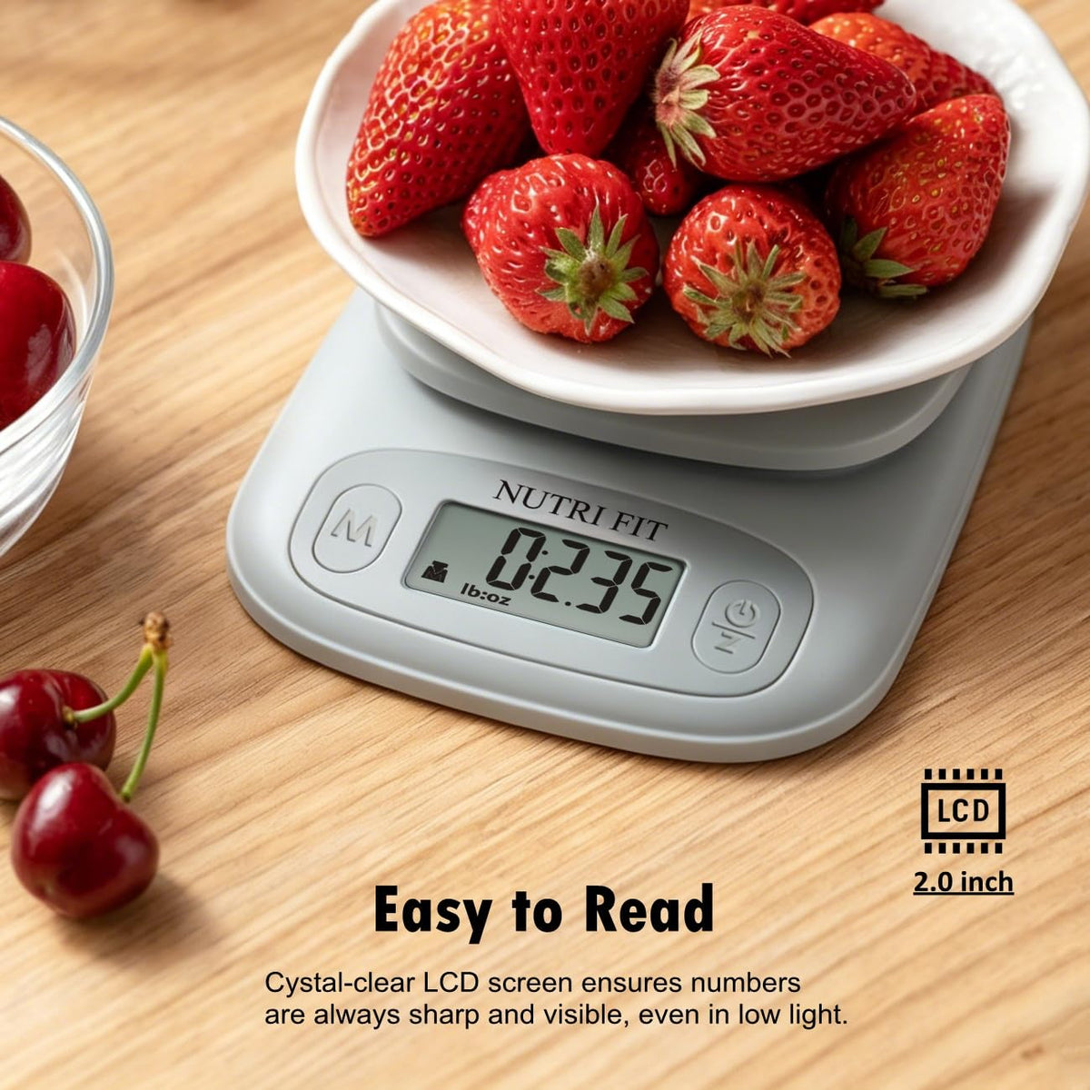 Digital Food Scale Small Kitchen Scales Weight in Grams Oz Black