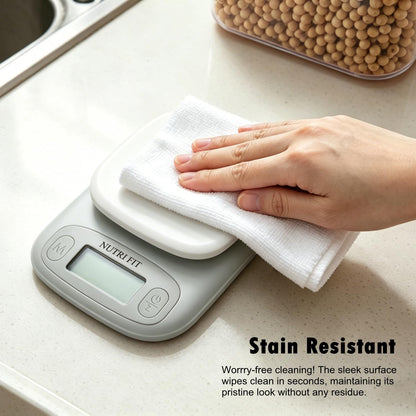 Digital Food Scale Small Kitchen Scales Weight in Grams Oz Black