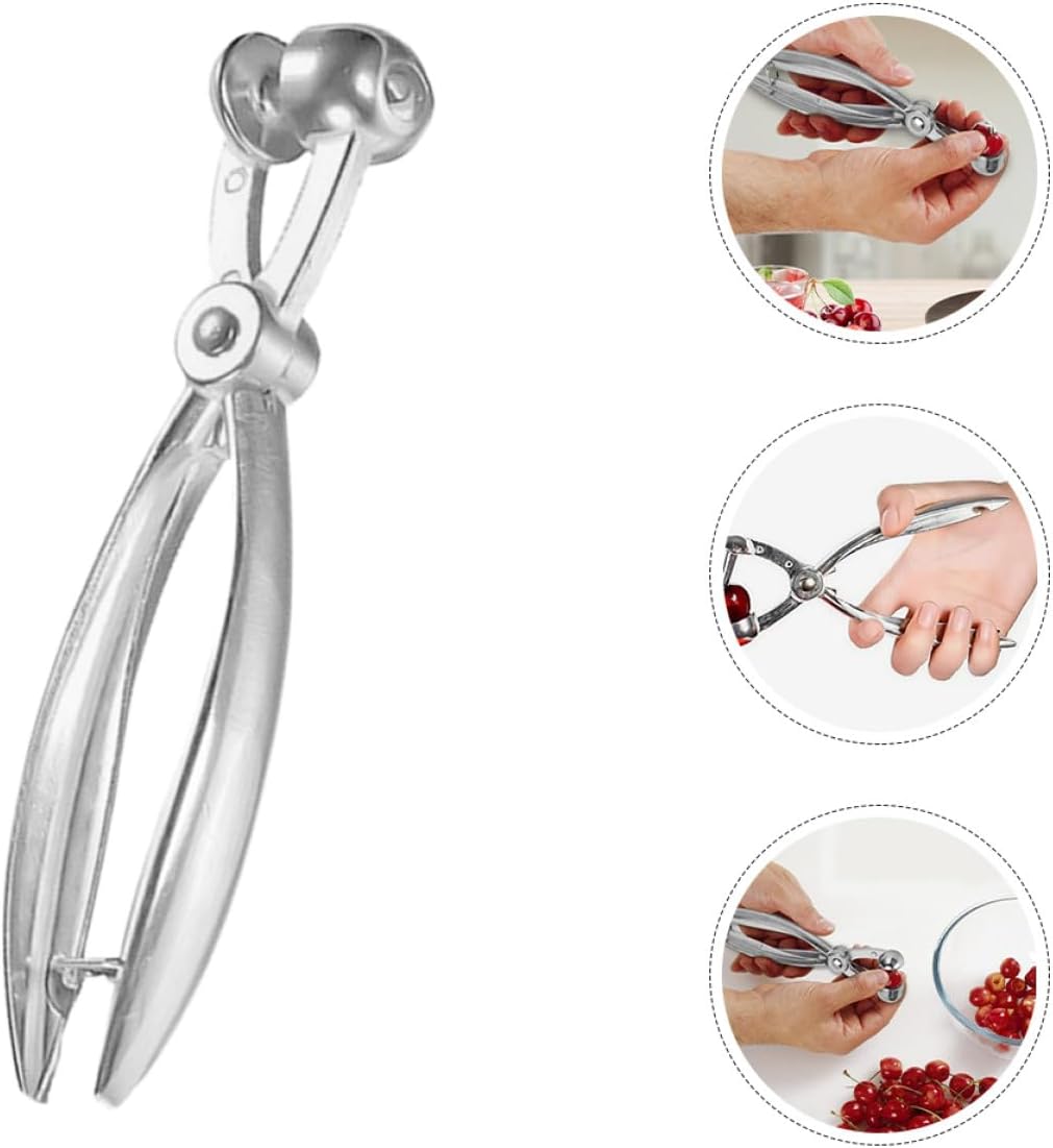 Stainless Steel Cherry Pitter for Cherries and Olives Kitchen Pit Remover