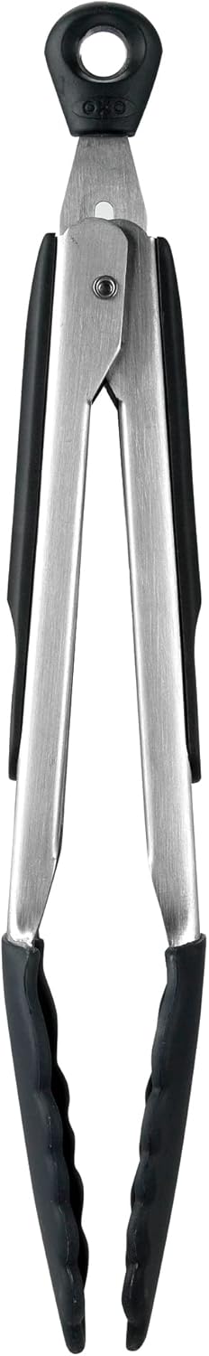Good Grips 9-Inch Tongs with Silicone Heads