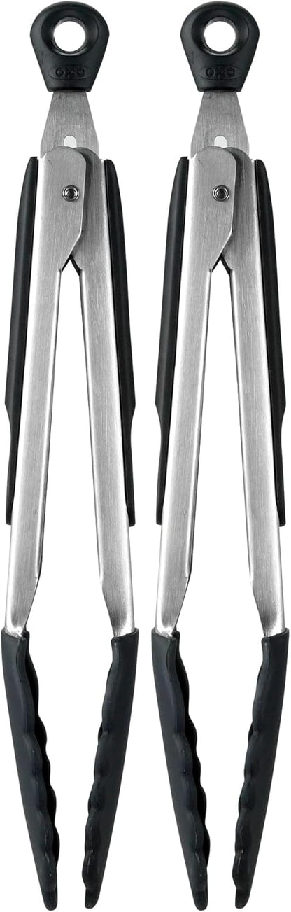 Good Grips 9-Inch Tongs with Silicone Heads