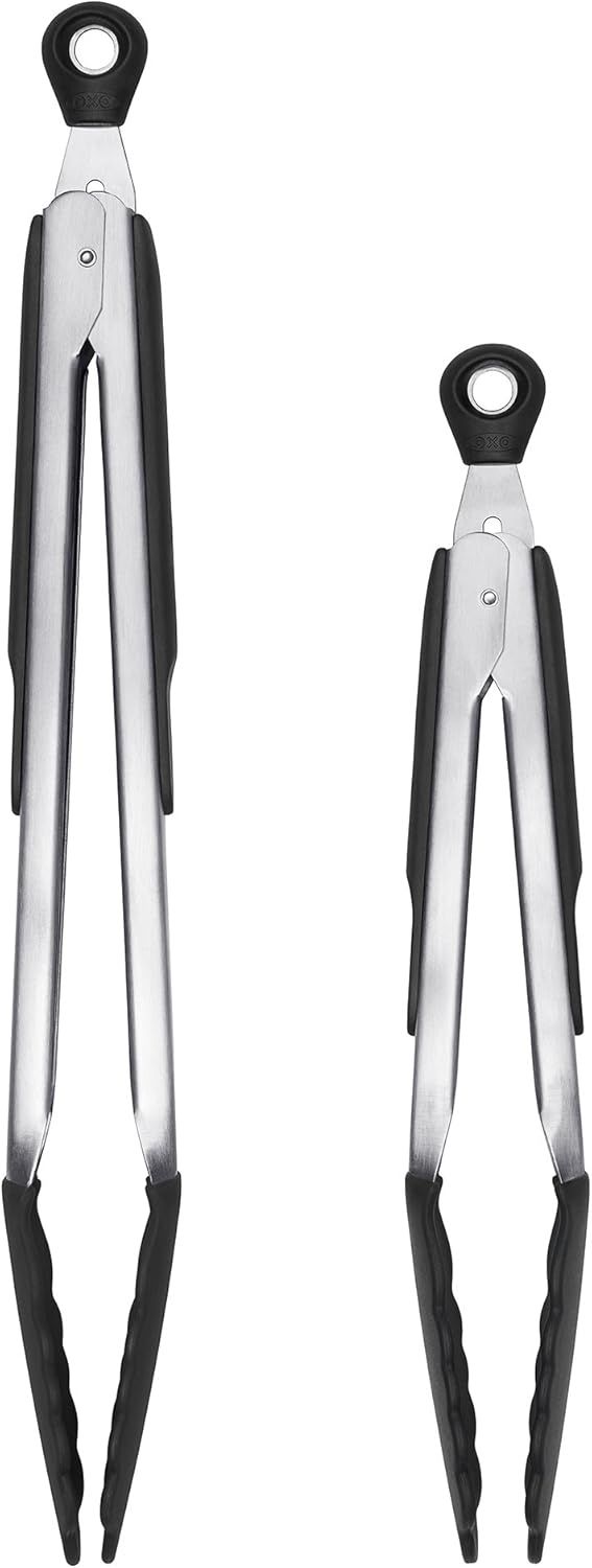 Good Grips 9-Inch Tongs with Silicone Heads