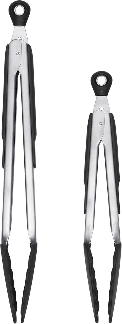 Good Grips 9-Inch Tongs with Silicone Heads