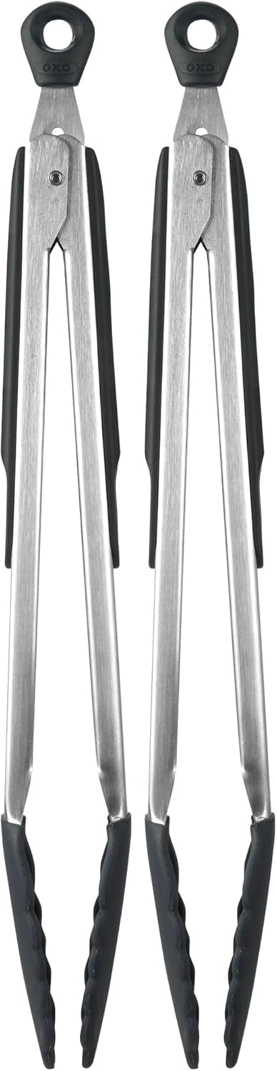 Good Grips 9-Inch Tongs with Silicone Heads