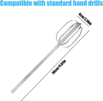 Meat Grinder & Egg Beater Drill Attachment (Silver)