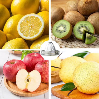 2PCS Mason Jar Stainless Steel Juicer Lid, Citrus Reamer for Wide Mouth Mason Jar Lemon Juicer Manual Citrus Juicer.