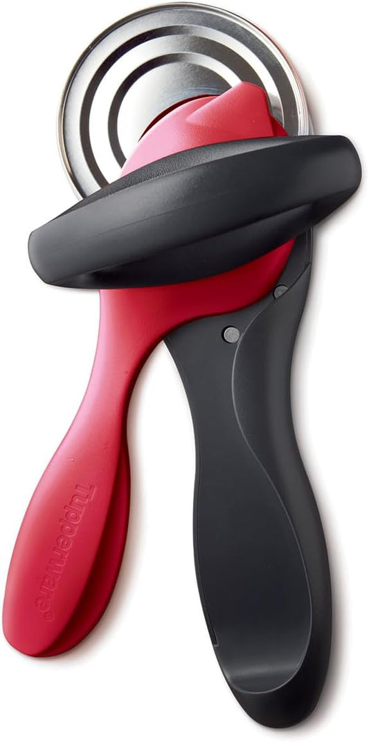 Ergonomic Smooth Edge Can Opener Red and Black