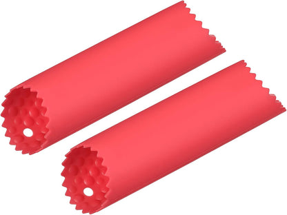 2Pcs Garlic Peeling Tube, Silicone Garlic Peeler Roller Keeper Skin Remover Non Slip for Useful Kitchen Tools, Black