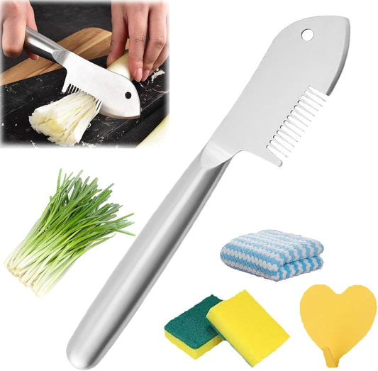 Stainless Steel Multi-Purpose Julienne Peeler, Protable Handheld Vegetable Shredder, Precision Veggie Julienne Blade, Quick & Easy Kitchen Shredder Tool For Potatoes, Carrot (1PC-B)