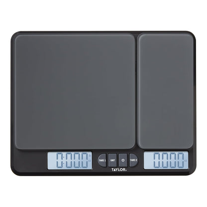 Dual Platform Digital Kitchen Scale - 15 lb and 16 oz Max Capacity