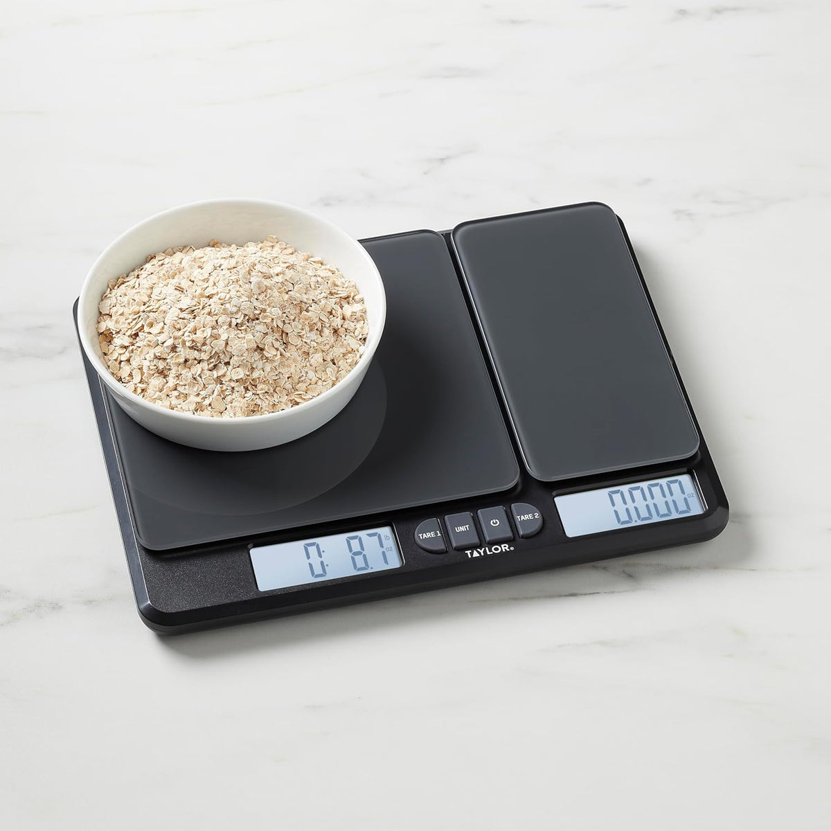 Dual Platform Digital Kitchen Scale - 15 lb and 16 oz Max Capacity