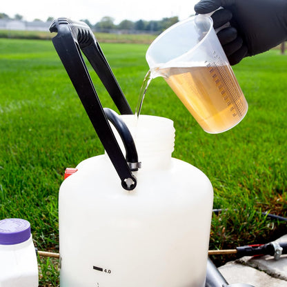 One Gallon 128oz Measure Pitcher - Convenient Conversion Chart - Strong Food Grade - Great for Lawn, Chemicals Pool, Ag, Lye, Home Hobbies, Motor Oil, Fluids - Precision Products, Made in USA