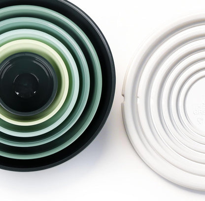 Plastic Mixing Bowls with Lids Set for Kitchen, 6 Set Nesting Bowls for Mixing, Baking, Prepping, Cooking and Serving Food, Mixing Bowls Dishwasher, Microwave Safe