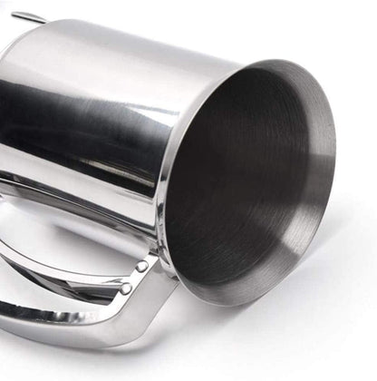 Stainless-Steel Pancake Batter Dispenser Handheld Pancake Batter Dispenser - 900ML Professional Batter Funnel Kitchen Tool for Baking Cake Cupcakes Crepes Waffles Pancake