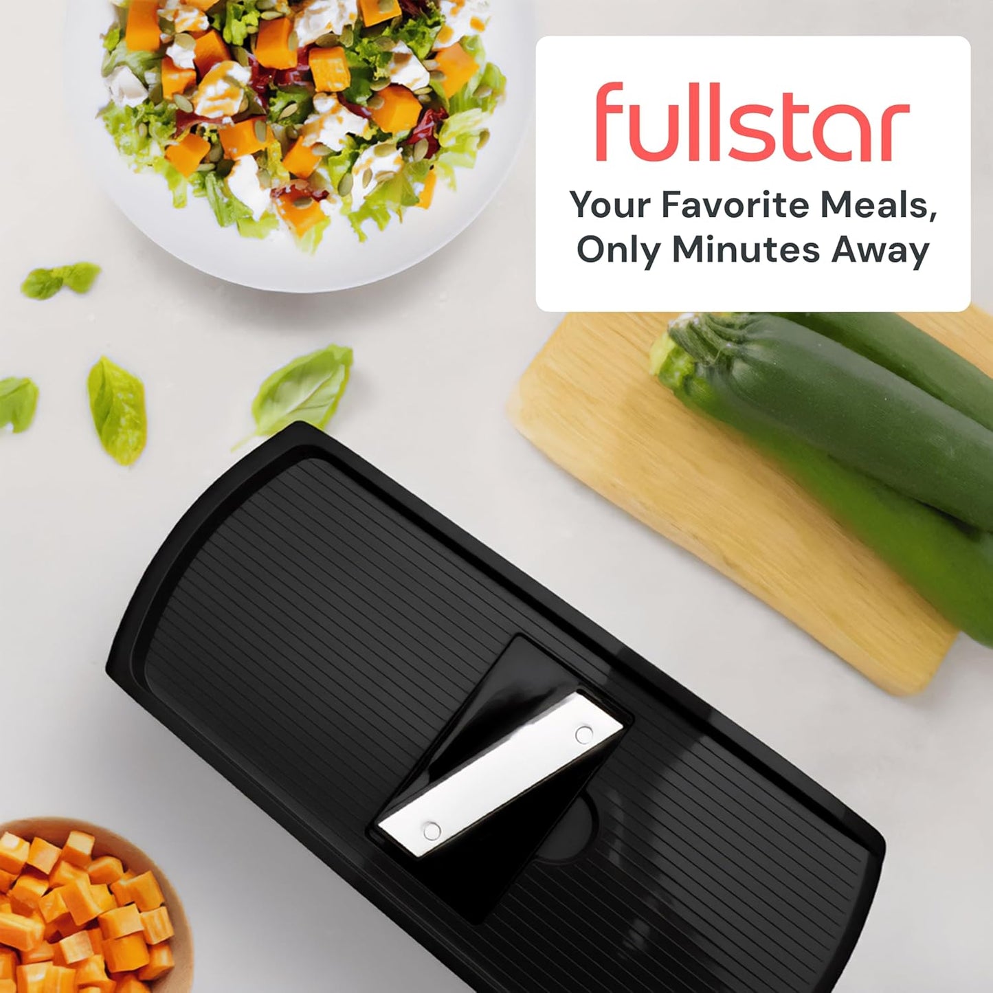 Pro Original Vegetable Chopper & Spiralizer, Kitchen Prep Tool | 4 in 1 Veggie Slicer, Onion & Fruit Cutter with Sharp Stainless Steel Blades & Container, All-in-One Food Prep Tool (White)