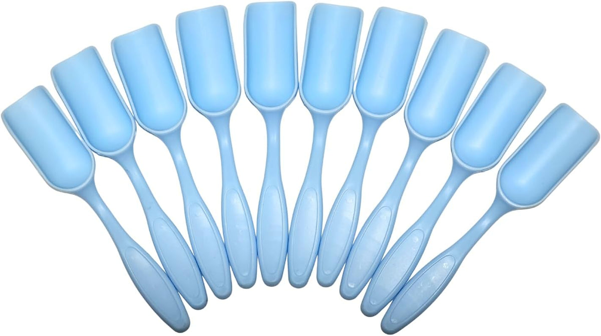 10Pcs Mini Shovel,Plastic Mini Gardening Shovel Spoons Soil Scoops,Cultivation Digging Transplanting Tools for Succulents Potted Flowers,Milk Powder/Coffee Beans Scoops (5 Colors)