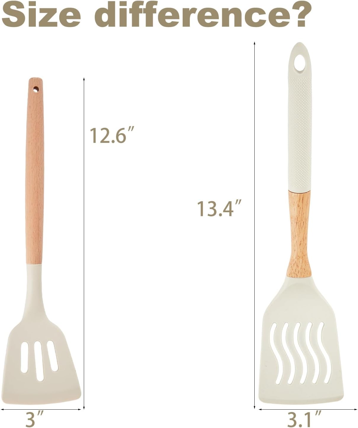 Kitchen Utensils Set - 34 PCS Non-Stick Silicone Cooking Utensils Set Spatula Set with Holder, Wooden Handle Spoon,Brush,Whisk Kitchen Gadgets Tools Set for Nonstick Cookware (Black-34P)
