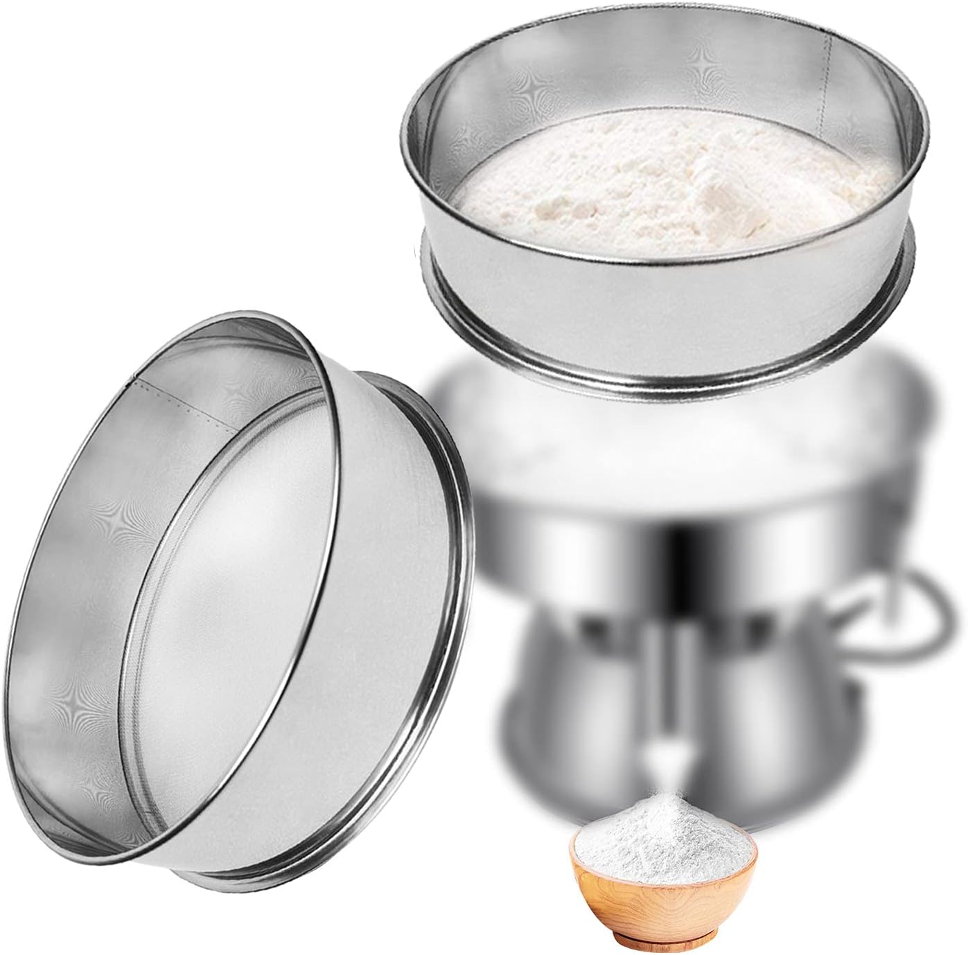 Vibrating Sifter-Stainless Steel 30 Mesh for Powder Sifter Machine | Replacement Sieve for Baking Kitchens,Grain Milling,Herbal Powder,Food Preparation