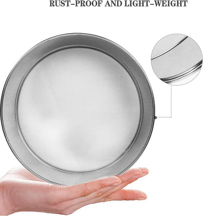 Vibrating Sifter-Stainless Steel 30 Mesh for Powder Sifter Machine | Replacement Sieve for Baking Kitchens,Grain Milling,Herbal Powder,Food Preparation