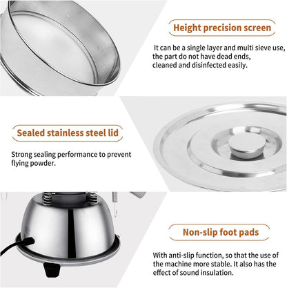 Vibrating Sifter-Stainless Steel 30 Mesh for Powder Sifter Machine | Replacement Sieve for Baking Kitchens,Grain Milling,Herbal Powder,Food Preparation