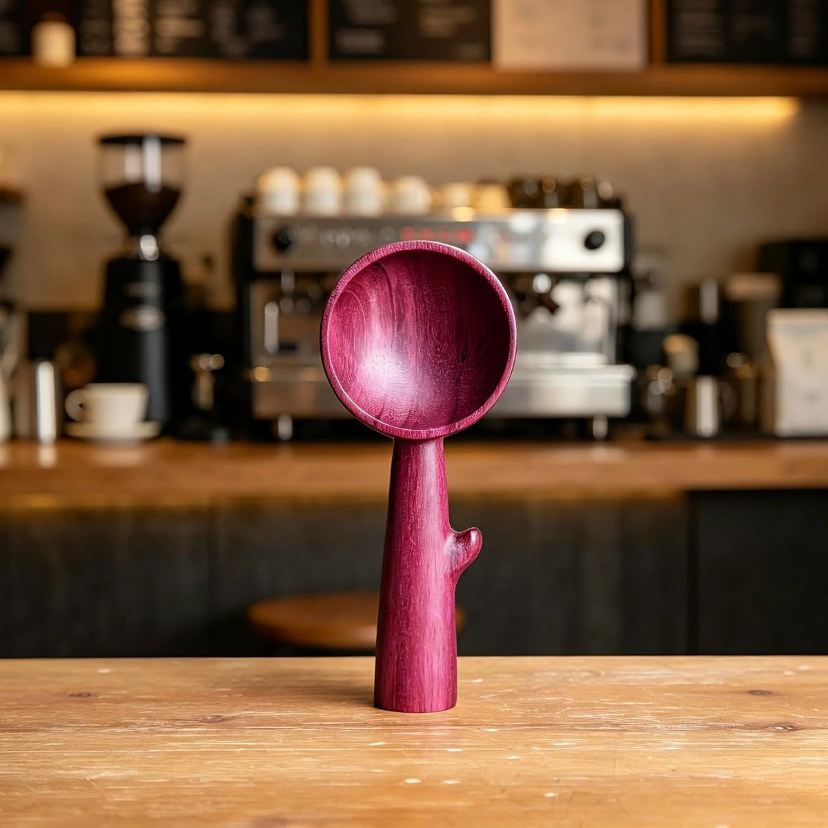 Walnut Coffee Scoop,Wooden Coffee Bean Measuring Spoon,5g Capacity,Natural Wood Coffee Scoop for Tea,Sugar & Powder,Rustic Kitchen Gift for Coffee Lovers