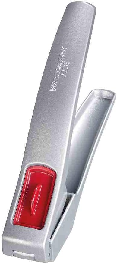 Garlic Press Josie, 6.4 x 1.1 x 2.5 inches, Silver