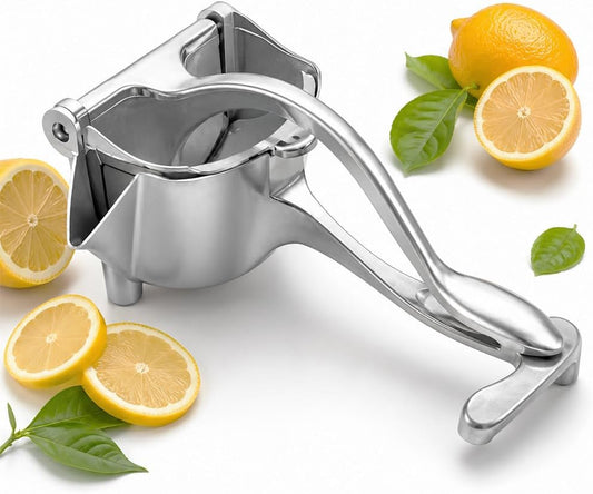 Hand Juicer Squeezer, Manual Citrus Juicer Press – Heavy Duty Aluminum Alloy Lemon Lime Orange Squeezer, Handheld Juice Press for Pomegranate & Citrus Fruits, Easy to Clean, Dishwasher Safe
