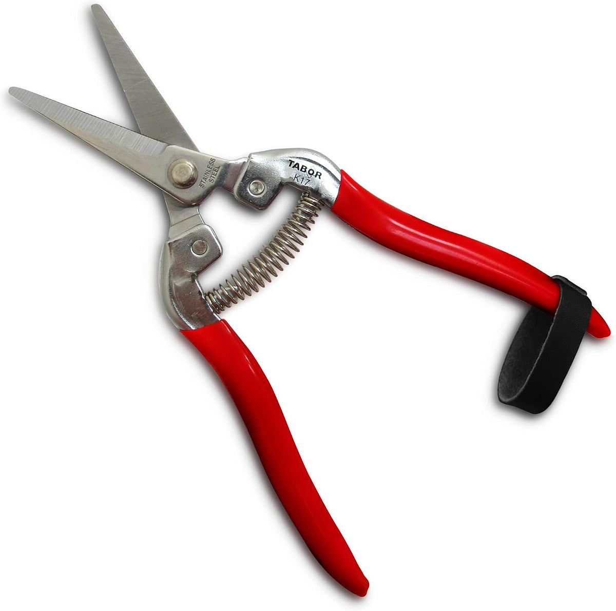 K7A Pruning Snips – 7,5" – Carbon Steel Flower Pruning Scissors for Gardening | Floral Snips and Pruners for Deadheading, Trimming & Harvesting Herbs, Flowers, Fruits or Vegetables