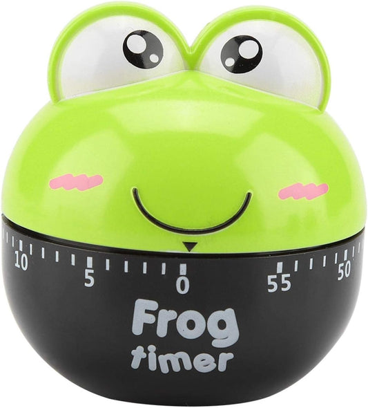 Cartoon Animal Kitchen Timer, 55 Minute Mechanical Countdown Timer for Cooking Baking No Battery Required Cute Clock for Eggs Cookies (1#)