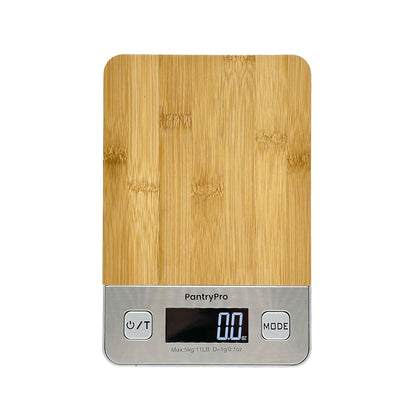 Stainless Steel Digital Kitchen Scale w. Bowl - for Food Coffee Lab - LCD Display gram Ounces lb:oz lb ml - 12 LBS/5.5 KG Capacity - Battery Included - Gold by The Display Guys
