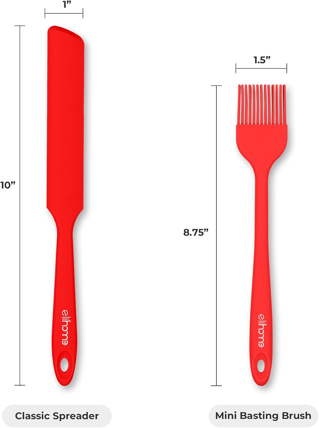 Mini Silicone Basting Pastry Brush, Cooking Brush for Oil Sauce Butter Marinades, Food Brushes for BBQ Grill Kitchen Baking, Baster Brushes Pastries Cakes Meat Desserts, Food Grade, Dark Grey