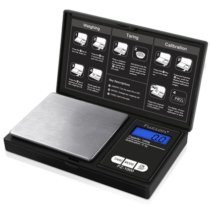 Digital Pocket Gram Scale - 1000g/0.1g Small Food Scale Portable
